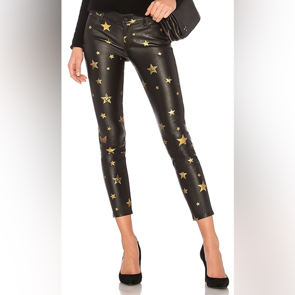 RtA Prince lambskin leather pant size 24